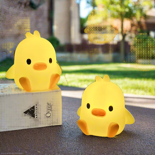 Animal Cartoon Duck Chicken Led for Soft Light Night Baby Children Kid Bedroom Decorative Lighting Home Decoration Moon Lamp