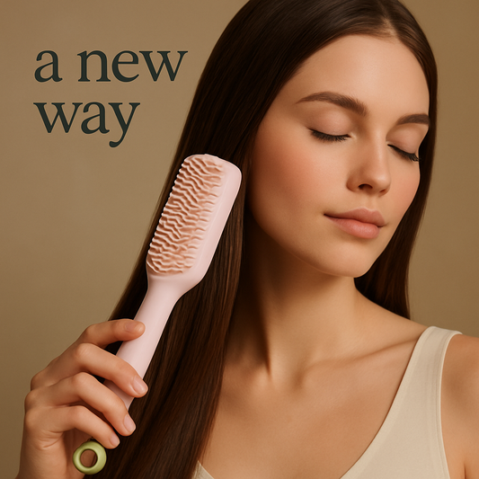 Anti-Static Self Cleaning Hair Brush